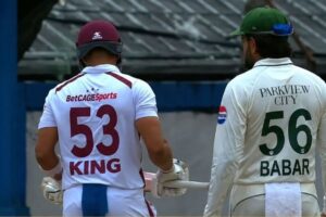 'King Babar' moment goes viral during Pakistan-West Indies test