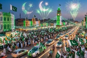 Rawalpindi turns green and white