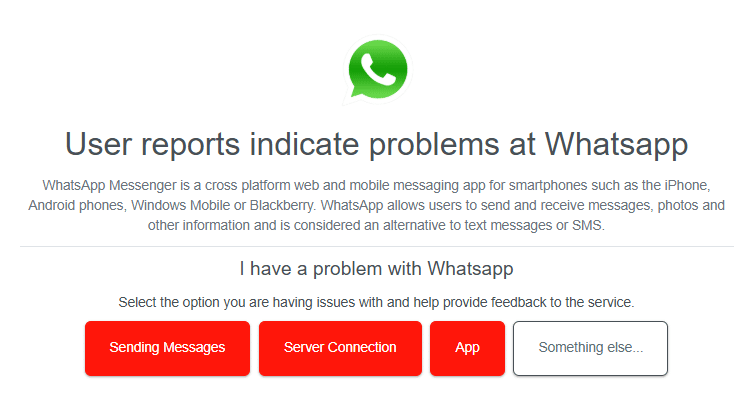 Downdetector: Is WhatsApp Down in Pakistan?