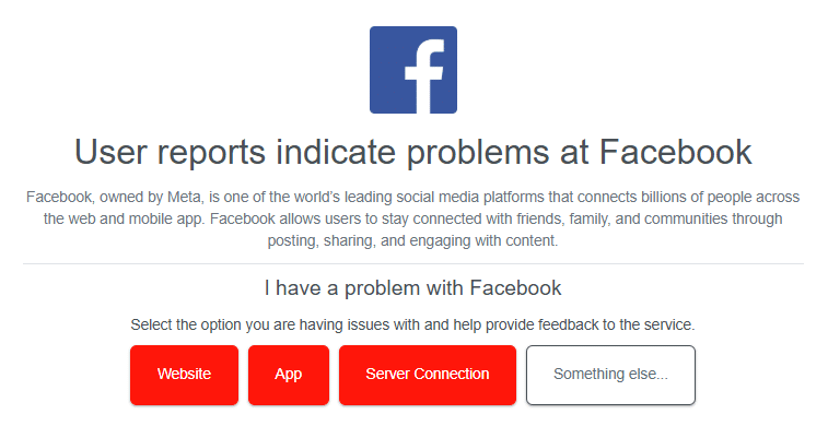 Downdetector: Is Facebook Down in Pakistan?