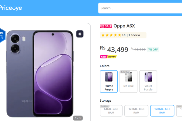 Oppo A6X price in Pakistan: complete details