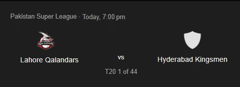 PSL 11 begins: where to watch Lahore Qalandars vs Hyderabad Kingsmen match