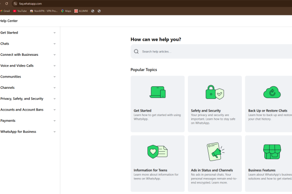 How to select Whatsapp username?