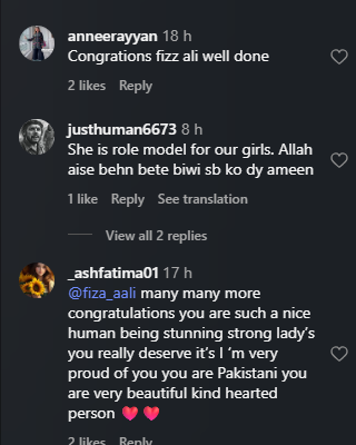 Pakistani actress Fiza Ali receives award at UK Parliament