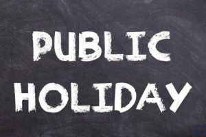 Public holiday announced for Wednesday