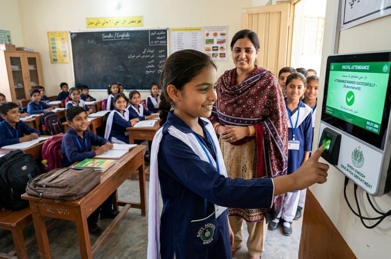 Sindh introduces digital attendance in 3,481 schools
