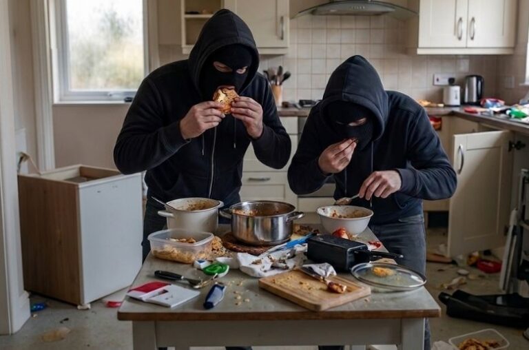Thieves cleared out the house — but what did they do in kitchen?