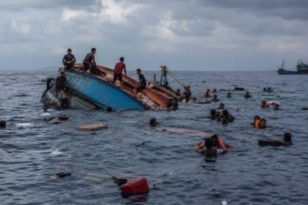 Two boats carrying 500 passengers sink off Myanmar coast