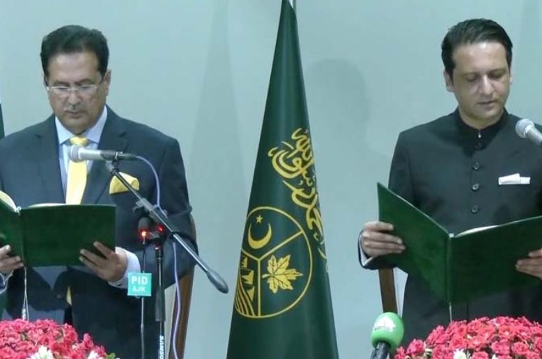 Barrister Iftikhar Gillani sworn in as new AJK Prime Minister