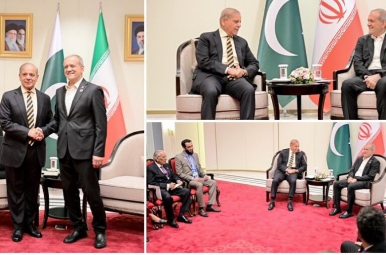 PM Shehbaz, Iranian President discuss Pakistan-Iran ties on sidelines of SCO Summit