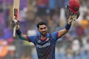 Ibrahim Zadran reaches new milestone with century against Ireland