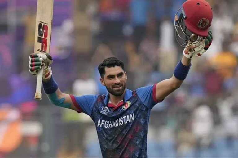 Ibrahim Zadran reaches new milestone with century against Ireland