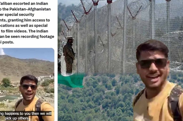 India-Taliban ugly nexus against Pakistan exposed; Indian YouTuber given special access to border