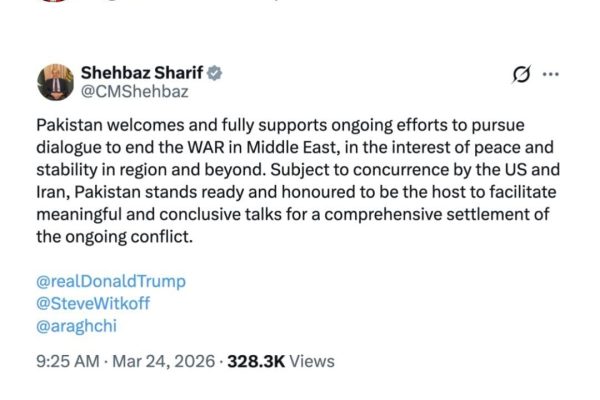 Pakistan ready to host, facilitate talks between US and Iran: PM Shehbaz Sharif