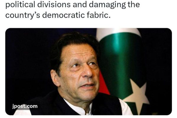 Friend of Jewish lobby exposed – Israel’s media supporting Imran Khan  