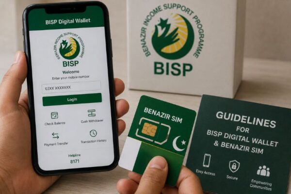 Govt issues guidelines for BISP digital wallet, Benazir sim