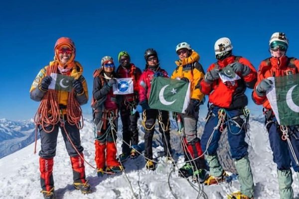Pakistani women mountaineers make history by scaling Khosar Gang peak
