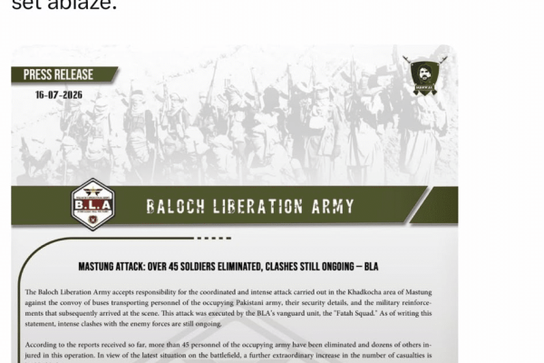 Fact Check: BLA’s claim of attack on security forces convoy in Mastung is fake
