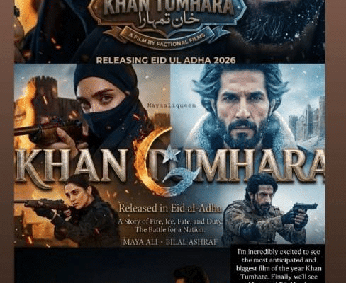 Maya Ali teases action-packed film ‘KHAN TUMHARA’