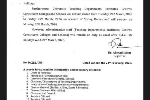Eid-ul-Fitr, spring holidays announced, check dates here