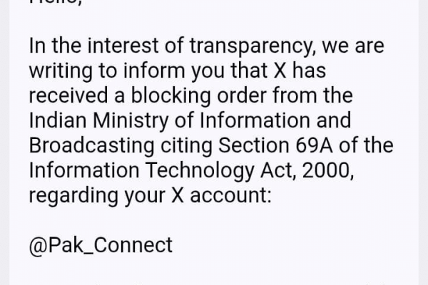 After exposing Modi lies India asks X to block Pakistan Connect