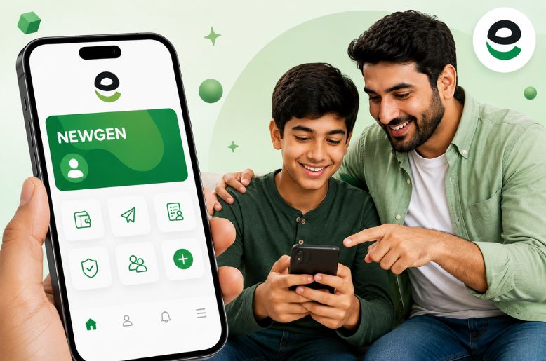 Open Easypaisa NewGen account for children with age of 12 to 17 yrs: see details