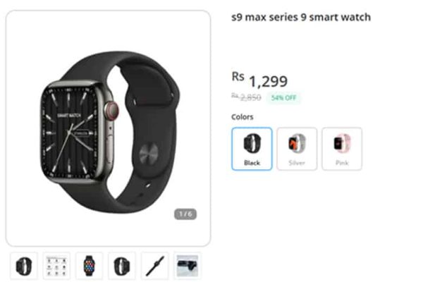 Cheapest Apple Watch replicas available in Pakistan under Rs1,500