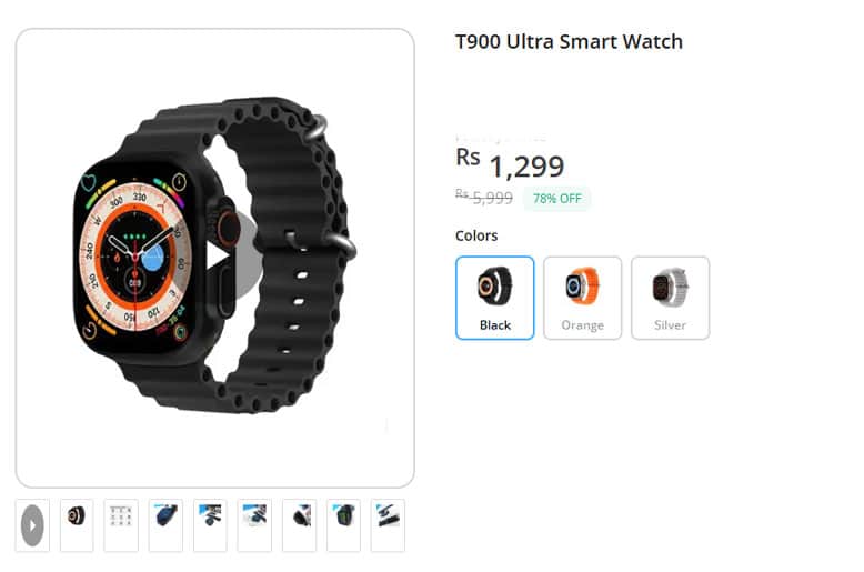 Cheapest Apple Watch clone to buy in Pakistan