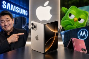 Samsung mocks Apple’s new iPhone foldable duo