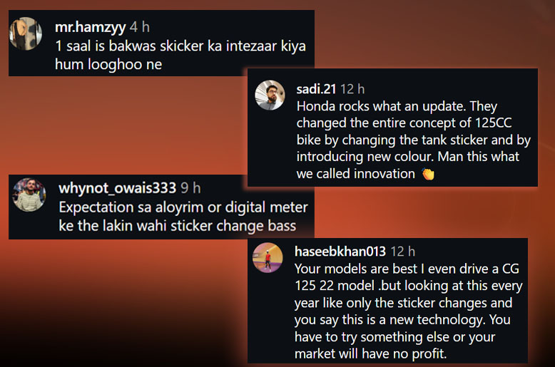 Comments on new Honda CG125 2027 model