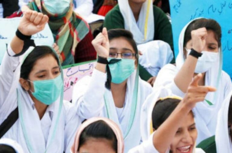 Hayatabad Nursing College shut