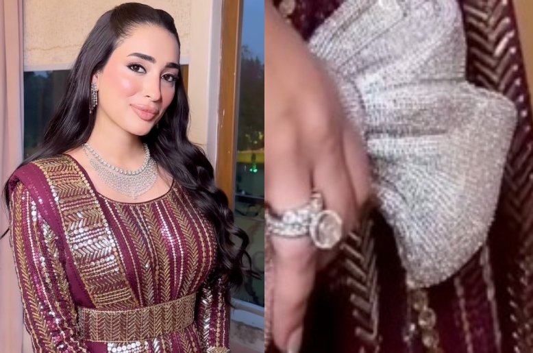 How much did Junaid Safdar’s wife’s dress and bag cost?