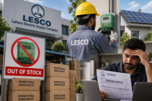 LESCO suspends issuance of green meters to solar users