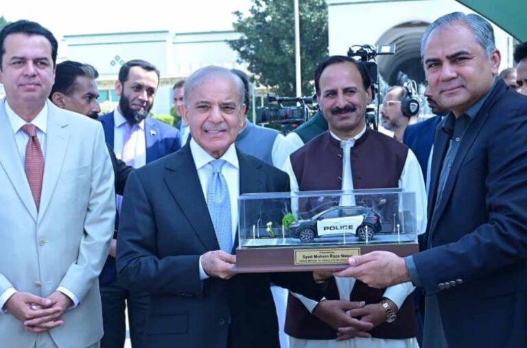 PM Shehbaz hands over 50 electric vehicles to Islamabad Police