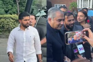 Pakistan cricket team, PCB chairman arrive at Pakistan House London for squad dinner
