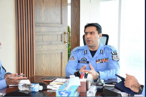 IGP Sohail Orders more technology use in Islamabad police