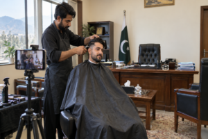 YouTuber gets haircut inside Haripur DPO office, video goes viral
