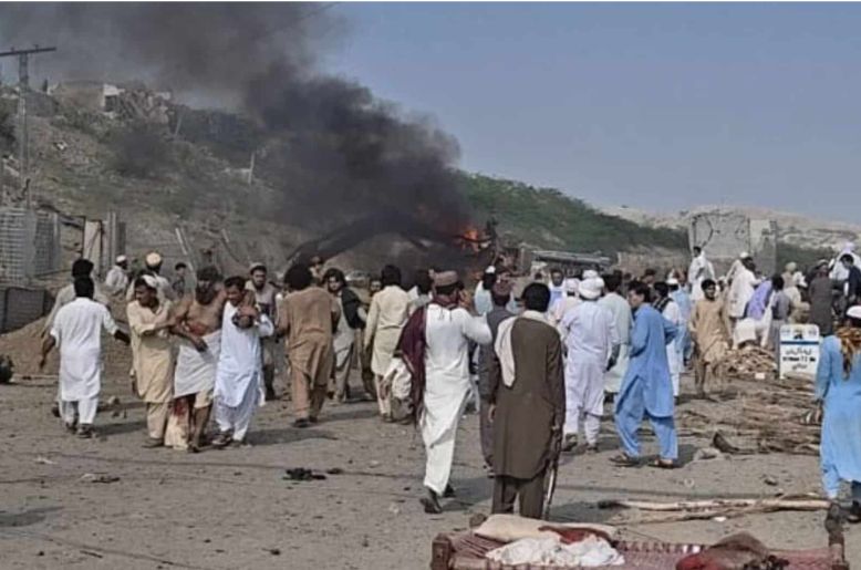 Rescue 1122 ambulance carrying suicide attack victims targeted in D I Khan