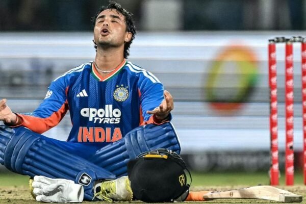 Abhishek Sharma creates T20I history with 30-ball century