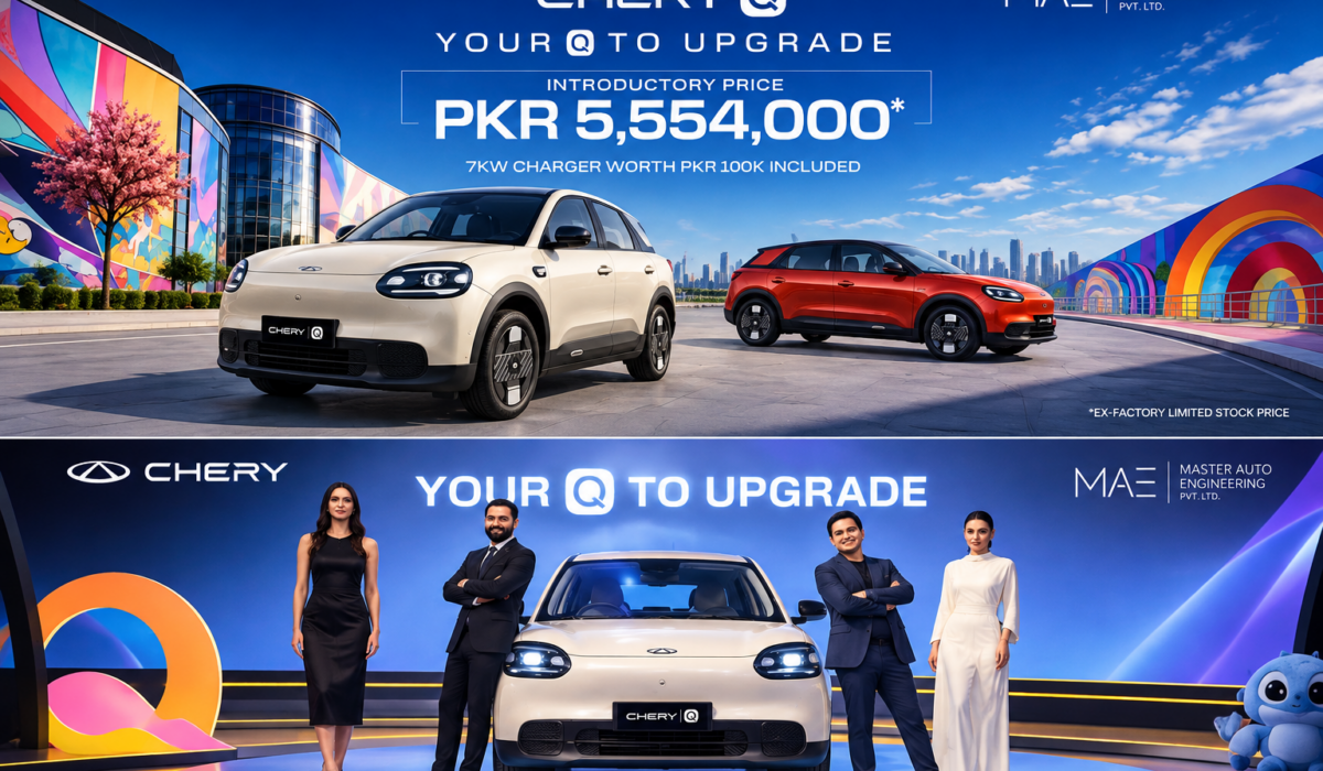 Chery Q EV launched in Pakistan at Rs5.554 million for limited time