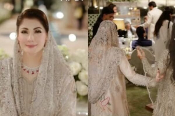 Maryam Nawaz’s dress in spotlight at her daughter’s nikah