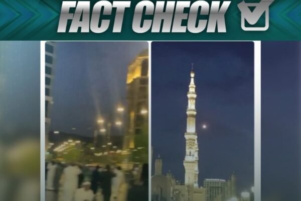 Fact Check: Viral Makkah drone interception video is from 2025, not 2026