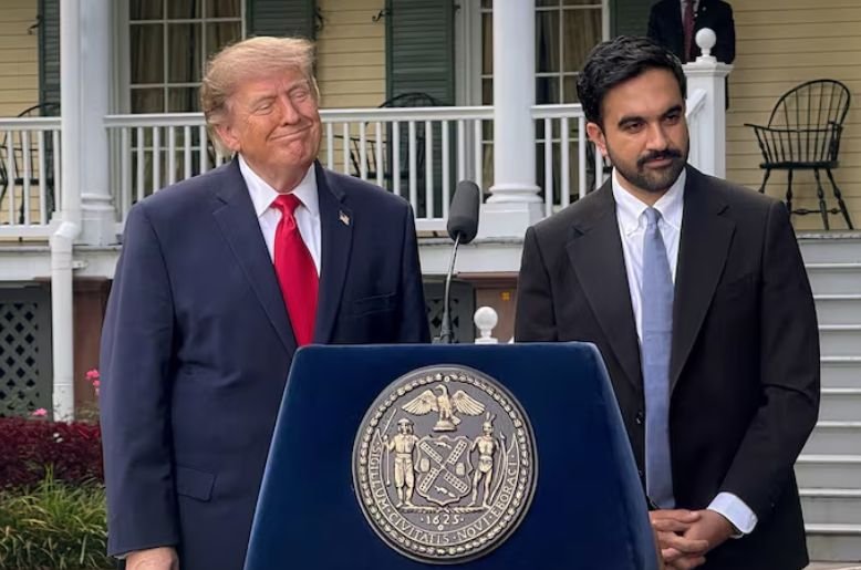 Donald Trump meets Zohran Mamdani at his New York home