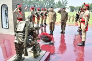 Field Marshal Asim Munir visits Corps Headquarters Peshawar