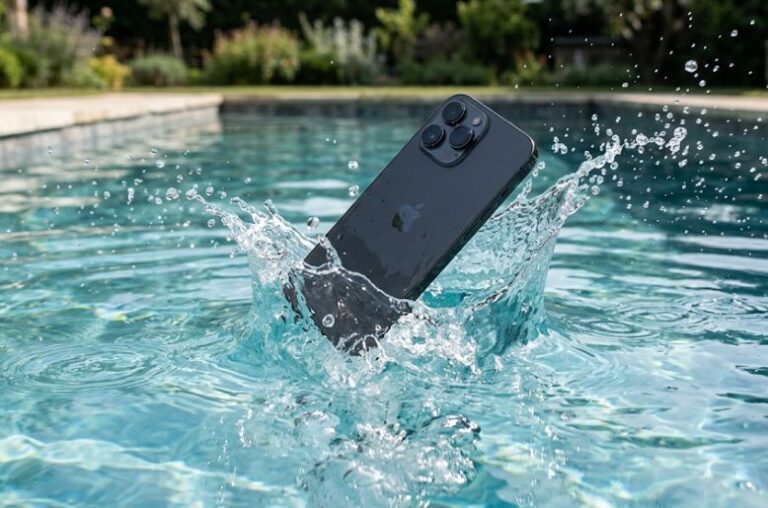phone Dropped water