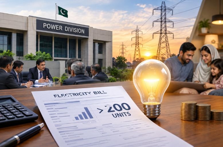 Power division considers electricity tariff relief over 200 units
