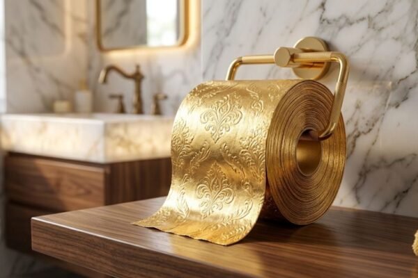 Toilet paper made of 22-carat gold becomes global sensation