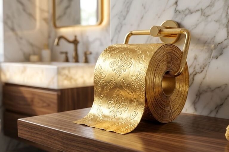 Toilet paper gold