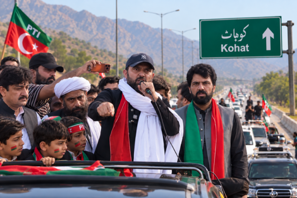 PTI long march Kohat