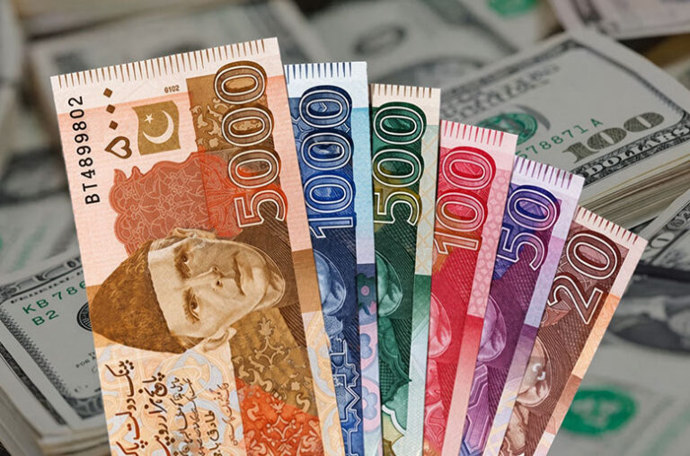 US dollar in Pakistani rupee
